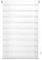 Blindecor Indus Sensa attrezzi | Tenda a rullo a doppio strato senza perforazione | Colore Bianco 35 x 150 cm (Larghezza x Altezza) | Dimensioni del tessuto 32 x 145 cm