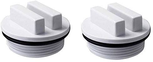 Gkhowiu 2-Teilige 1,5-Zoll-Schwimmbad-Spa-Filter-Ablassschraube SP1022C Ist für die Meisten Hayward -SchwimmbbDer Geeignet