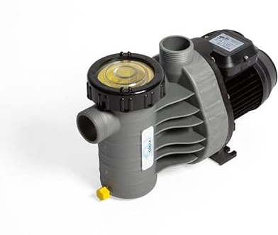 poolomio® Poolpumpe Aqua Plus 6 (6,0m³/h) - selbstansaugende Filterpumpe 450W mit Vorfilter - laufruhige Umwälzpumpe für Pools bis 30m³ - geeignet für Filterkessel mit Ø 350-500 mm