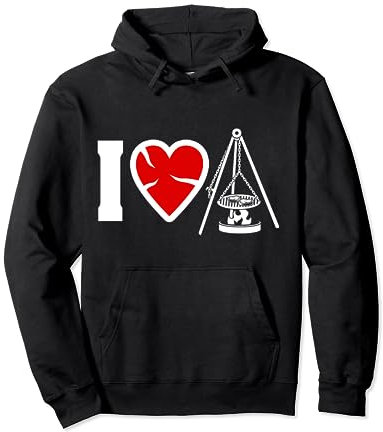 Saarländer swivel gift men grilling sayings grill Pullover Hoodie