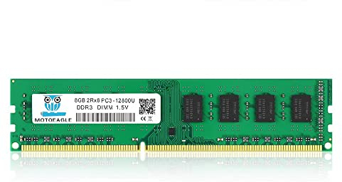 8GB 2Rx8 PC3 12800U RAM DIMM DDR3 1600Mhz Memoria RAM Desktop Non-ECC 1,5 V CL11 240 pin PC3 1600 DDR3 12800 UDIMM