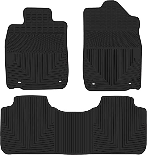 Matericuo Car Floor Mats Custom Fit for Lexus ES ES300 ES330 ES350 ES300h 2013-2018 Black Rubber Auto Liner Mats All Weather Protection Heavy Duty Odorless