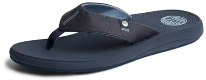 REEF Phantom Nias Men's Beach Flip Flop, Lightweight & Soft and Supportive Molded Footbed, Navy, 7 UK