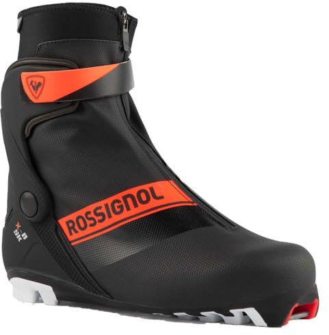 Rossignol - Boys X-8 Skate Black Cross Country Ski Boots - Size 49 - Black