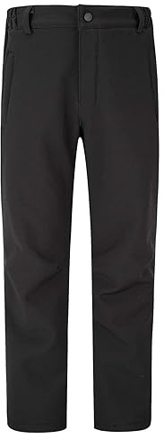 Echinodon Kinder Gefütterte Hose Softshellhose Jungen Mädchen Thermo Outdoorhose Winddicht Wasserabweisend Trekkinghose Wanderhose