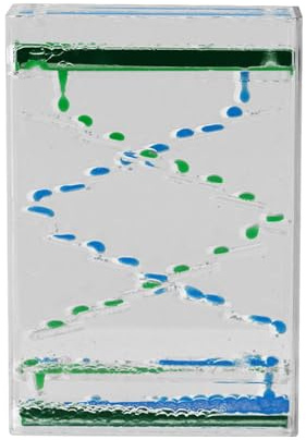 Sablier Liquide, à Mouvement Liquide, Sablier à l’Huile Acrylique, de Bureau Anti-Stress pour et Adultes, minuteries d'eau, sensoriels liquides, décoration de Bureau