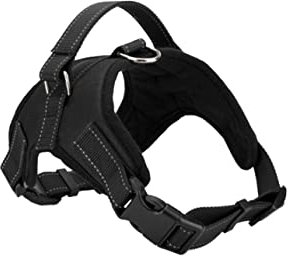 Sosoport Hundehalsband Für Mittelgroße/große Hunde Oxford-Stoff Sattel-Stil Bequem Mit Auslösefunktion Schwarz L