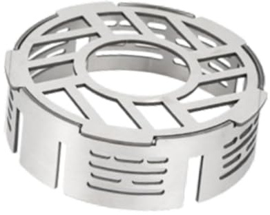 perfk Parabrezza per fornello da Campeggio, paravento per fornello a Gas, paravento per bruciatore a Gas, Parabrezza Rotondo per fornello da Esterno, per, 10.8 X 3.5 Cm