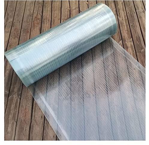 Panneau de revêtement de toiture de serre en polycarbonate pour auvent de serre isolant imperméable en fibre de verre de 1 mm d'épaisseur (120 x 90 cm)