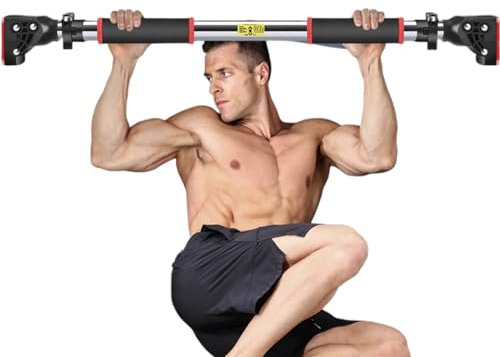 Tür-Klimmzugstange, horizontale Stange an der Tür,Tragbare Fitness-Reckstange | Multifunktionales Sportzubehör für Schlafzimmer, Wohnzimmer, Arbeitsbereich, Fitnessstudio
