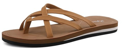 Ripord Womens Flip Flops Comfortable Summer Beach Thong Sandals for Indoor Outdoor