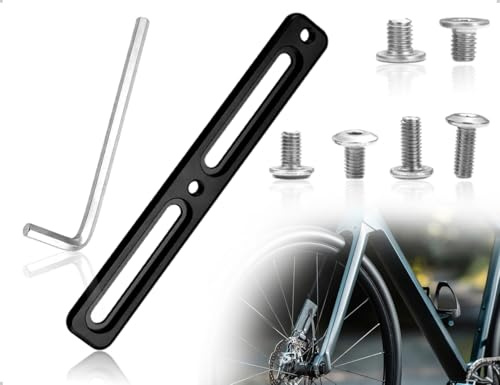 OHYANYAO Adapter für Fahrrad Flaschenhalter,mit 1 Schraubenschlüssel und 6 Schrauben,Fahrradzubehör Flaschenhalterung Adapter,für Mountainbikes,Rennräder,Citybikes