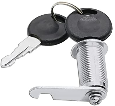 Serrature per mobili, Serratura a cilindro for armadi, cassette postali, camper, in lega di zinco, chiave a due lati, diverse dimensioni(47x20x25)