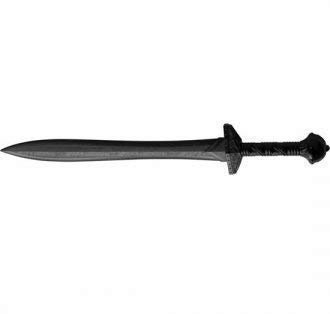 Martial Arts Black Polypropylene Plastic Gladius Training sword - V2