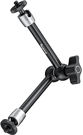 SmallRig 9.8 inch Adjustable Articulating Magic Arm with Both 1/4 Thread Screw for LCD Monitor/LED Lights - 2066B