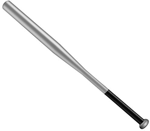 Tuggui Mazza da baseball in acciaio da 81,9 cm con borsa per il trasporto (argento, 81,3