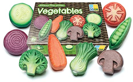 Yellow Door Vegetable Sensory Play Stones