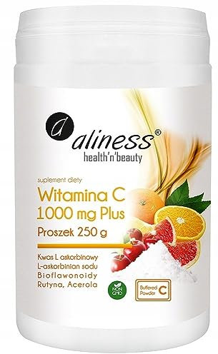 Vitamin C Plus 1000 mg L-Ascorbinsäure-Pulver 250 g Aliness