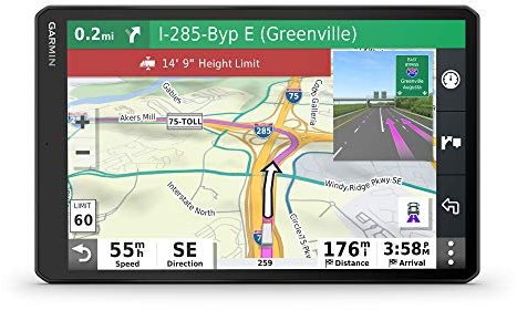 Garmin dēzl OTR1000, 10-inch GPS Truck Navigator, Easy-to-Read Touchscreen Display, Custom Truck Routing and Load-to-Dock Guidance
