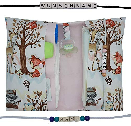 Große Windeltasche XXL mit Name Wickeltasche