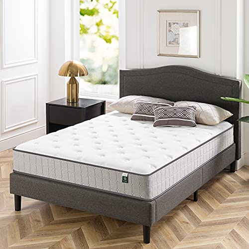 Zinus 10 Inch Comfort Support Cooling Gel Hybrid Mattress, Full, Tight Top Innerspring Mattress, Motion Isolating Pocket Springs, Mattress in A Box