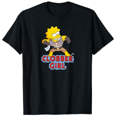 Lisa Simpson Clobber Girl de Los Simpson Camiseta