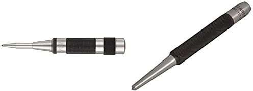 Starrett 18C Automatic Centre Punch with Adjustable Stroke & 117D Centre Punch with Round Shank