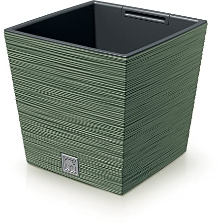 Pot de fleurs avec reserve d´eau 14 L Vert - FURU