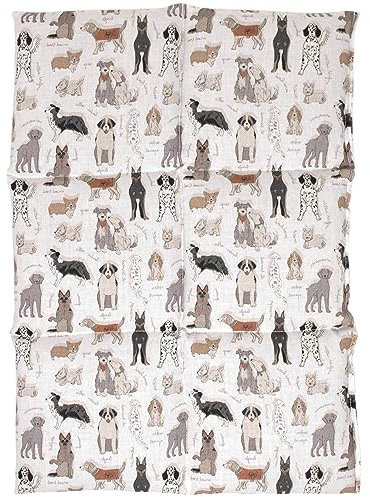 Almohada térmica - Bolsa de semillas para la espalda (calor y frio) - (40x30cm algodón orgánico perros con 6 compartimientos, semillas de colza) algodón orgánico
