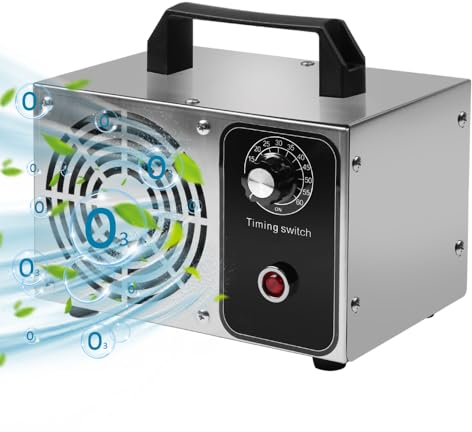 Iriisy Ozongenerator 32,000 mg/h Ozonisator für den Raum, Tragbar, Ozonmaschine für zu Hause Luftreiniger (32000 mg/h)