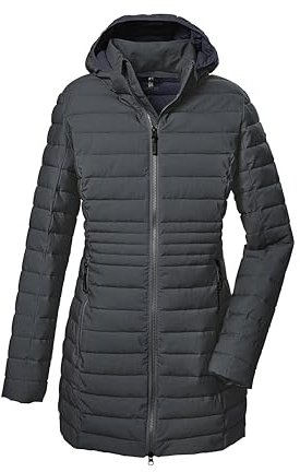 G.I.G.A. DX Femme Gw 14 Wmn Qltd Prk_bacarya Parka Matelassée/parka Fonctionnelle Avec Capuche Amovible, Smoke Blue, 40 EU