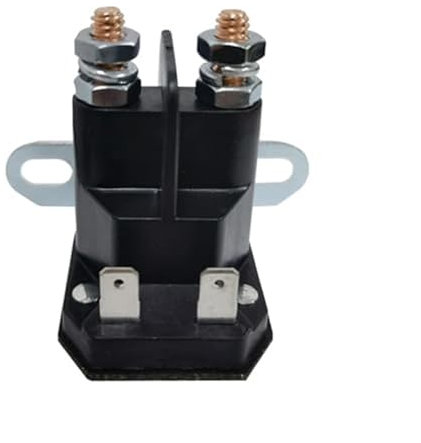 YLHMG Solenoide di avviamento Relè di avvio Interruttore magnetico Tagliaerba a bordo 12V 4 Collegamenti Trattorino 1873611 for quad Tosaerba Interruttore solenoide di avviamento