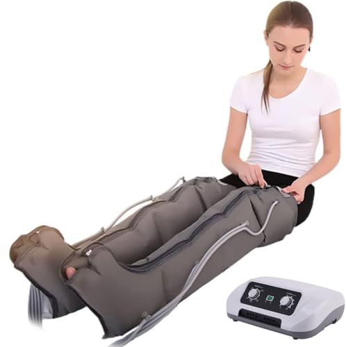 Apparecchio Per Massaggio, Massaggiatore Pneumatico Per Gambe, Massaggiatore Elettrico A Compressione D'aria Per Piedi E Polpacci Da Onde Pressione Per Drenaggio Linfatico Regali Per Papà Mamma