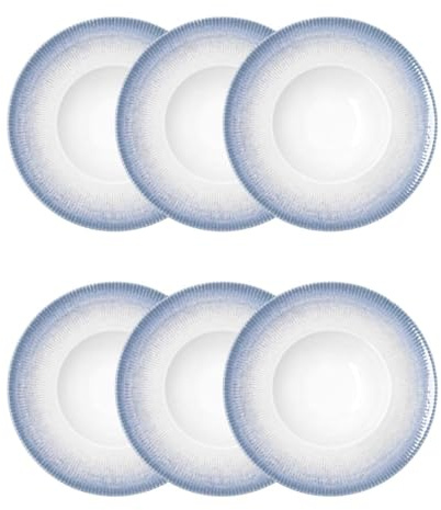Bidasoa Lea Hydrozero Set 6 Plato Pasta/risotto 26cm Lea Hydro 26cm Porcelana Apto Microondas Apilable