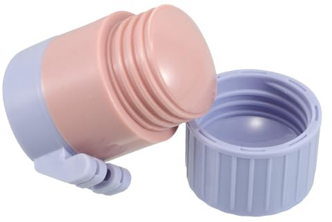 MAGICLULU Molino y Divisor de Tabletas Multifuncional de Plástico PP Color Morado, Estuche Portátil para Moler y Cortar Medicamentos, Accesorio Seguro y Fácil de Limpiar para Uso Doméstico