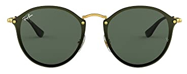 Ray-Ban Unisex Blaze Round Brillengestelle, Gold (Arista/Green), 59 EU