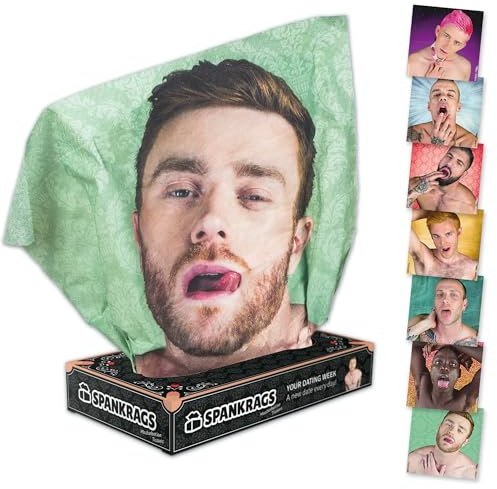 WIXIES Wichstücher lustiges Geschenk für den Schwulen Freund, 7 Servietten zum Masturbieren für den besten gay Kumpel, Junggesellenabschied, Weihnachten, Geburtstag, Scherzartikel, Spankrags