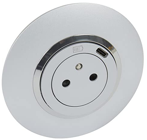 Legrand - Steckdose Surface 2P+T Standard FB mit USB-Ladegerät Typ C komplett Dooxie