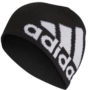 adidas Unisex COLD.RDY Big Logo Beanie, Black/White, L