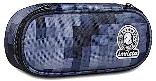 Invicta Federmäppchen, Mäppchen, Federtasche für Schreibwaren, Mädchen&Jungen, Schule und Gymnasium, Teenager, PIXEL