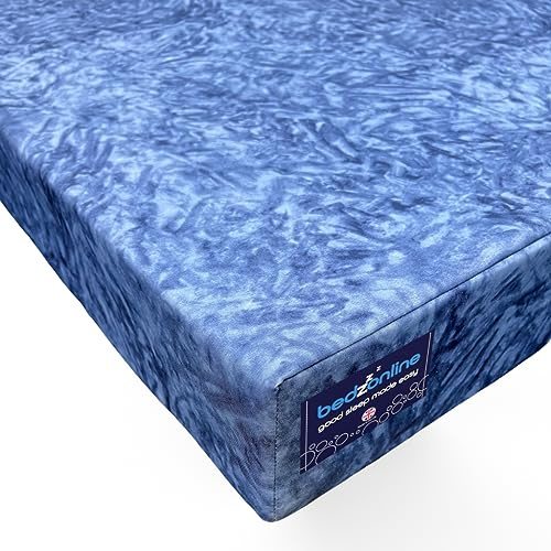 BEDZONLINE Waterproof Mattress - Reflex Foam 5 Zone Support Mattress with Removable Breathable Waterproof Cover | 3ft Single