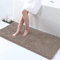 Il Gruppone Passione Casa Tappeto da Bagno Microfibra Super Soffice Lavabile in Lavatrice Antiscivolo Assorbente Lavaggio Rapido Super Morbido Bagno Doccia Camera Letto - Tortora - 60x120 cm