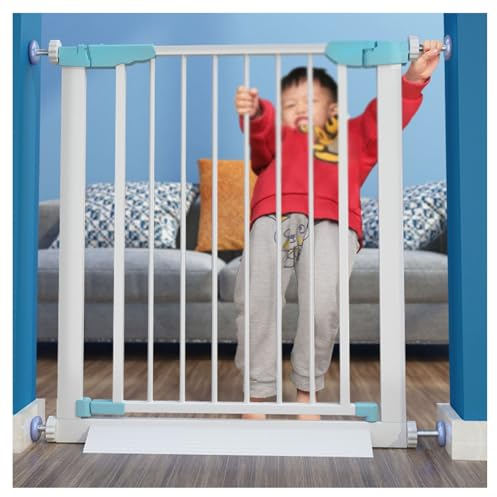 XTGDIEM Treppenschutzgitter, Leicht Zu Schließendes Metallgitter, Hundegitter, Breite Verstellbar 76–83 cm (30–32,7 Zoll), Einfache Installation, Ohne Schrauben, Geeignet for Kinder Und Haustiere