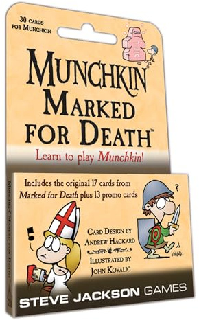 Steve Jackson Games | Munchkin Marked for Death | Card Game for 3 to 6 Players | Ages 10 and Up | English