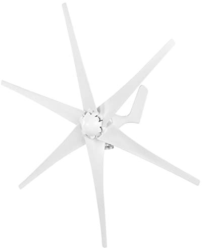 Windturbinen-Kit, Windturbinengenerator, 400 W, 6 Rotorblätter, Windgeschwindigkeitsstarter, Windturbinen mit Ladung, Laderegler für Erneuerbare Energien (24V)