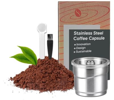 FOVNOT Stainless Steel Coffee Capsules, Reusable Espresso Capsules Refillable Coffee Capsule Compatible with ILLY Coffee Machine for Y1.1 Y3 Y5 X7.1 X9
