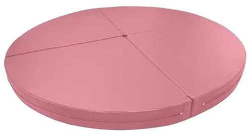HYLMF Pole Dance Mat,Portable Safety Yoga Floor Mats,Folding Pole Dance Mat Gym Exercise Fitness Safety Padding For Party Pub Home Club(Size:150X3CM,Color:Pink)