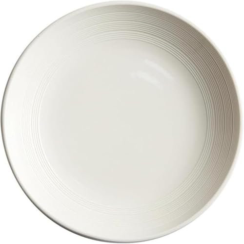 Assiettes élégantes en céramique d'inspiration japonaise, assiettes creuses de qualité supérieure, assiettes à salade et à steak, porcelaine fine de 8 pouces, résistantes à la chaleur, lave-vaisselle(
