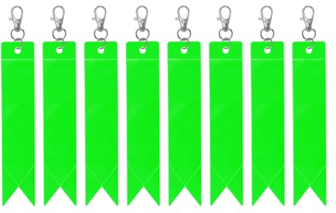 PATIKIL Sicherheits-Reflektoranhänger, reflektierende Ausrüstung mit Clip für Schlüsselanhänger, Tasche, Rucksack, Radfahren, Laufen, Rollstuhl