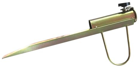 TOYANDONA Ancrage Parasol Extérieur en Acier Galvanisé, Grand Diamètre 32-38 Mm, Support de Parasol de Plage pour Sable et Terre Meuble, Pied D’Ombre Portable Camping et Jardin